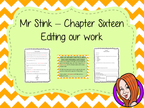 Editing Writing Complete Lesson  – Mr Stink