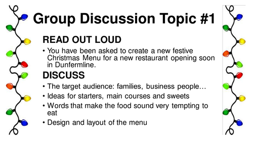 Group Discussion General Topics