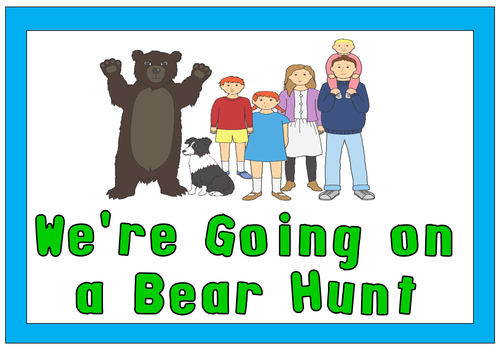WE'RE GOING ON A BEAR HUNT STORY TEACHING RESOURCES SACK EYFS KS1 ...