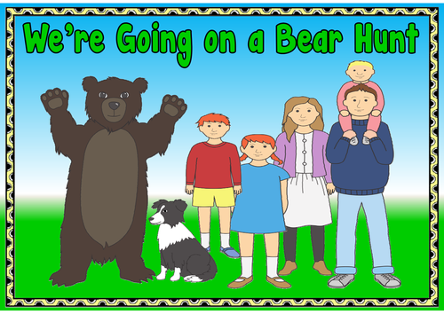 WE'RE GOING ON A BEAR HUNT STORY TEACHING RESOURCES SACK EYFS KS1 ...