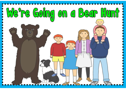 WE'RE GOING ON A BEAR HUNT STORY TEACHING RESOURCES SACK EYFS KS1 ...