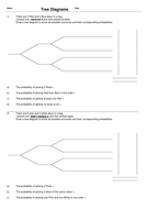 Tree Diagram Worksheet 7th Grade