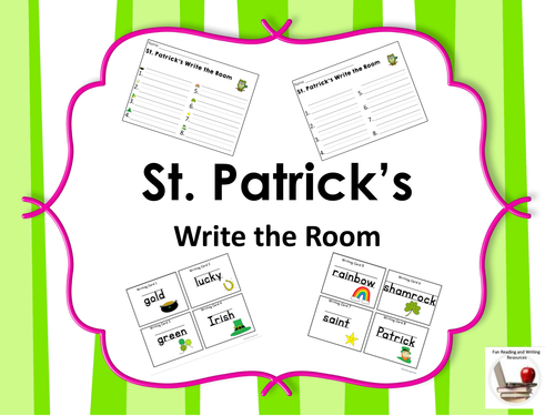 St. Patrick's Day Write the Room