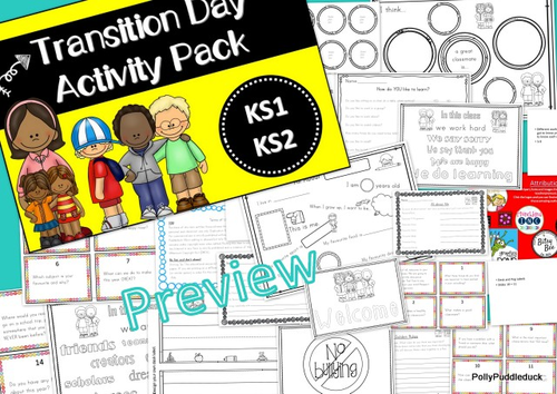 Transition Day Activity Pack (KS1/KS2) | Teaching Resources