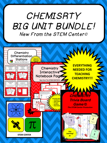 Chemistry: BIG UNIT BUNDLE!