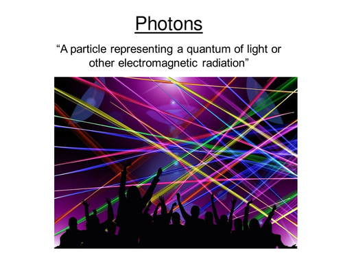 AS-level Physics Lesson -  Photons