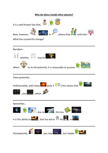 Writing examples KS2 | Teaching Resources