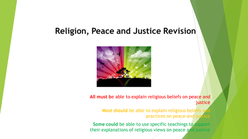 essay about justice and peace