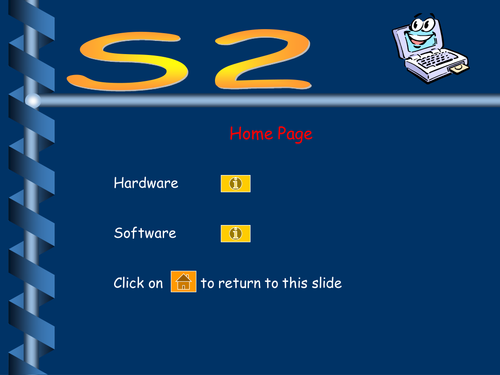 S2 Computing 56 slide Powerpoint on Hardware and Software