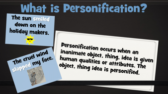 Personification, Alliteration, Similes and Metaphors | Teaching Resources