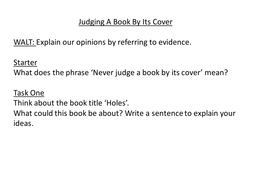 essay about judging a book by its cover