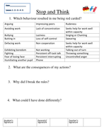 Stop and Think | Teaching Resources