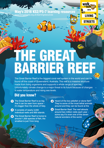 WOW May 2016 - Great Barrier Reef KS2 | Teaching Resources