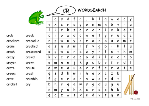 CR blends worksheets