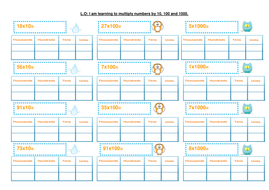 KS2 Maths x10 x100 x1000 word problems Teaching Resources