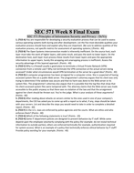 Pltw Biomedical Final Study Guide