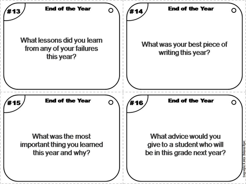 End of the Year | Teaching Resources