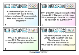 Olympics Maths Challenges | Teaching Resources