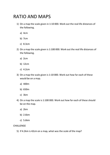 Map scales | Teaching Resources