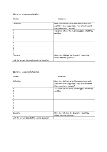 Scheme of Work Y12 MacroEconomics - adapted from legacy AQA | Teaching ...