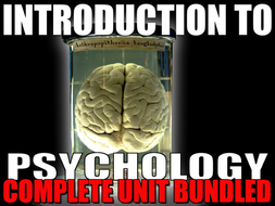 Introduction To Psychology Entire Unit Ppts Worksheets Lesson Plans Test Teaching Resources