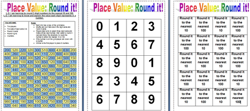 Maths KS2 KS1 Place value games whole and decimal numbers by selinaj ...