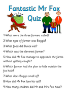 Fantastic Mr Fox teaching pack- worksheets, activities, display