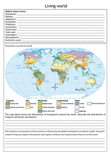 NEW AQA: The living world