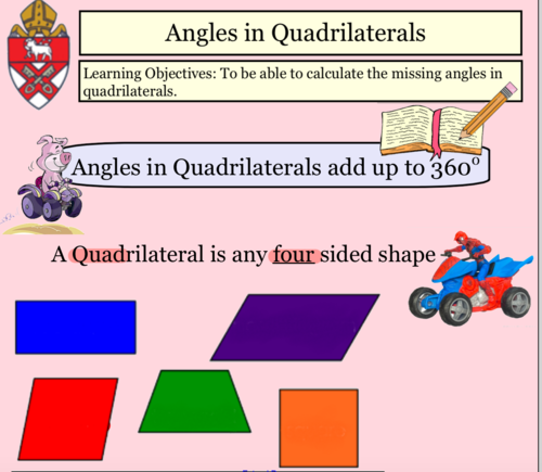 Angles in Special Triangles and Quadrilaterals | Teaching Resources