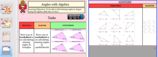 Angles with Algebra | Teaching Resources