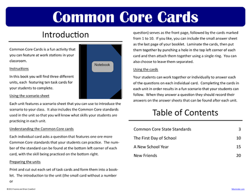 Back to School Task Cards - Fourth Grade Math | Teaching Resources