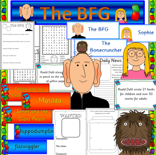 the-bfg-teaching-pack-worksheets-activities-display-materials-quiz