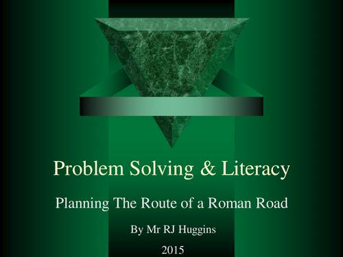 Roman Roads problem solving / literacy exercise