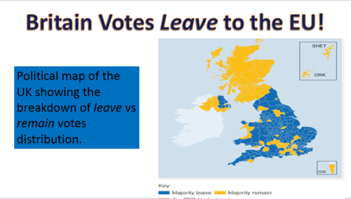 Britain Votes Leave in the EU by - UK Teaching Resources - TES