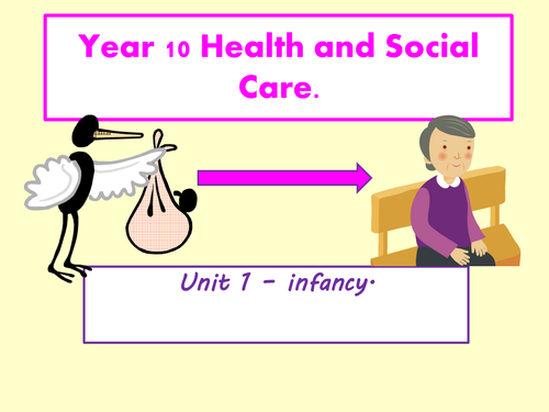Edexcel level 2 health and social care unit 1 - Infancy | Teaching ...