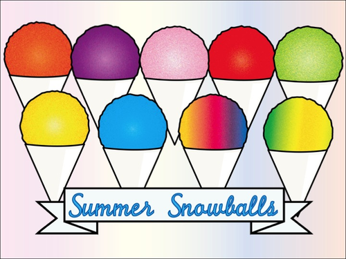 free clip art snow cone - photo #40