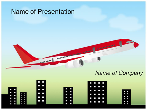 Aeroplane PPT Template