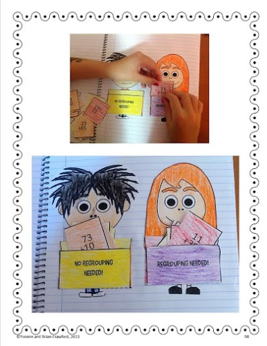 Interactive Math Notebook Second Grade Common Core with Scaffolded ...
