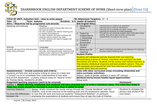 As level english literature coursework help