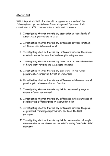 Which statistical test should I choose?