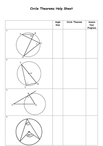 Circle theorems revision lesson by hclark08 - Teaching Resources - TES