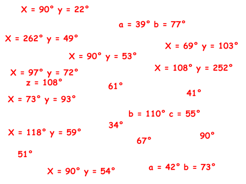 Circle theorems revision lesson