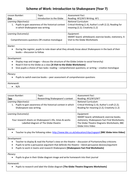 Introduction to Shakespeare: Full Scheme & Resources | Teaching Resources