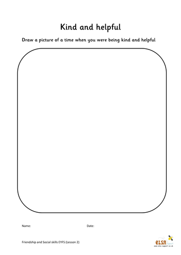 Friendship and Social Skills EYFS Intervention by - UK Teaching