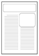 Newspaper Article Templates | Teaching Resources