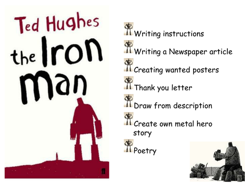 man literacy activities iron and A literacy creative The resources Man. of series Iron