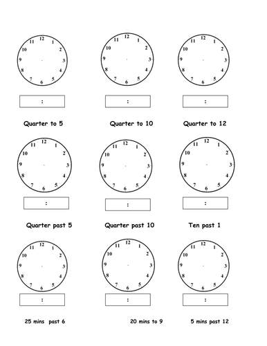 Year 3 / 4 / 5 Maths Time and timetables 3 lesson plans by sparkle1978 ...