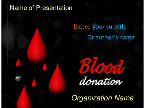 Blood Donation PowerPoint Template