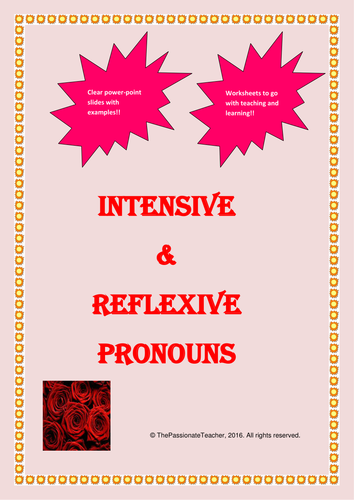 Intensive & Reflexive Pronouns