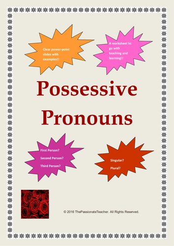 Possessive Pronouns